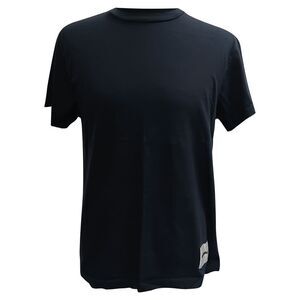 Jil Sander Logo-Patch T-Shirt in Black Cotton